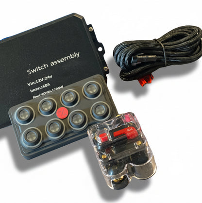 8 GANG SWITCH PANEL SYSTEM UNIVERSAL