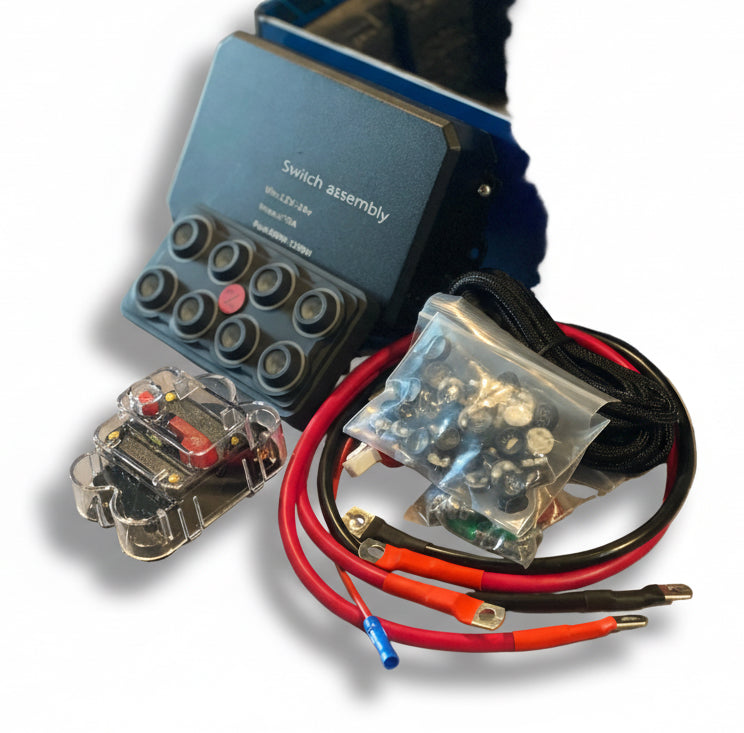 8 GANG SWITCH PANEL SYSTEM UNIVERSAL