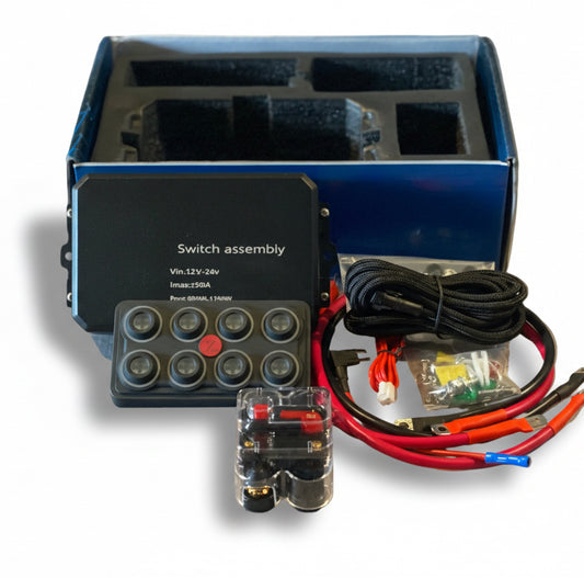 8 GANG SWITCH PANEL SYSTEM UNIVERSAL